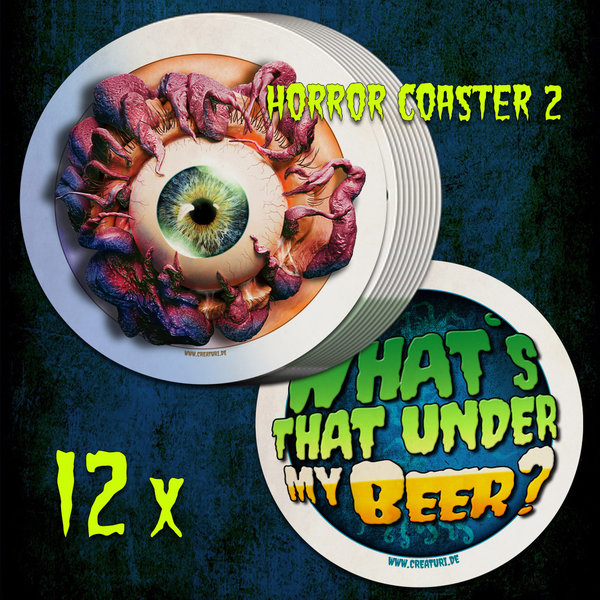 Horror Beer Coasters "Beaumont" (12x)