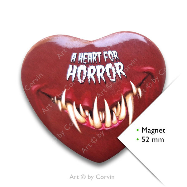 A Heart for Horror – Kitchen Magnet