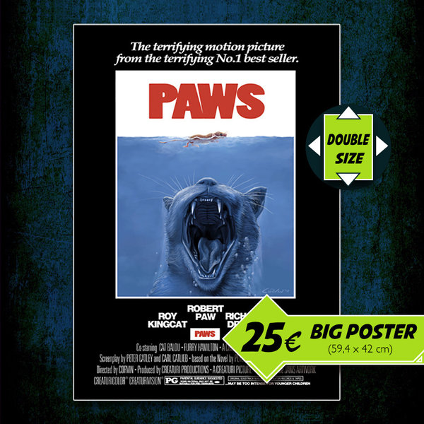 Paws – DOUBLE SIZE Poster