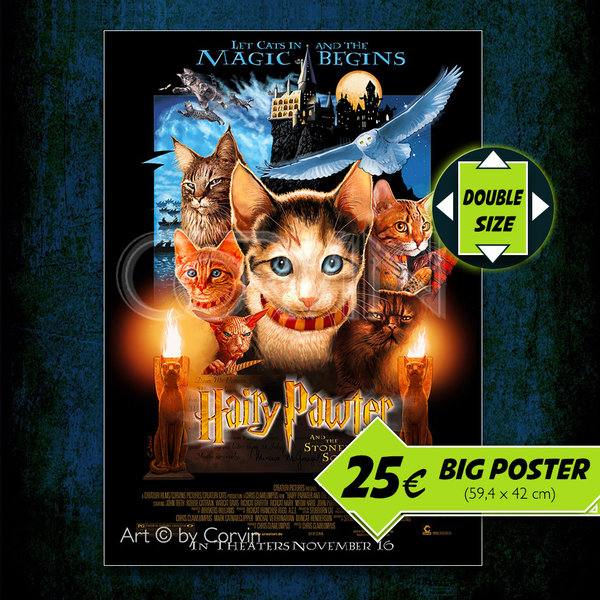 Hairy Pawter – DOUBLE SIZE Poster